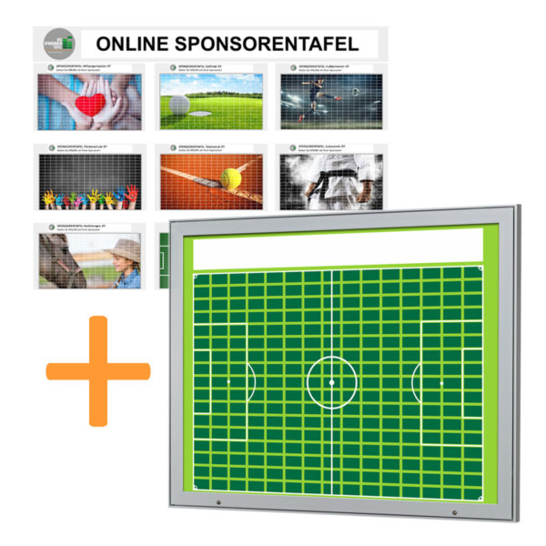 Aussenbereich-Sponsorentafel-Bundleprodukt-Design Fussball